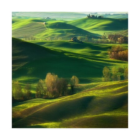 Trademark Fine Art Krzysztof Browko 'Valley Fog' Canvas Art, 18x18 1X08475-C1818GG